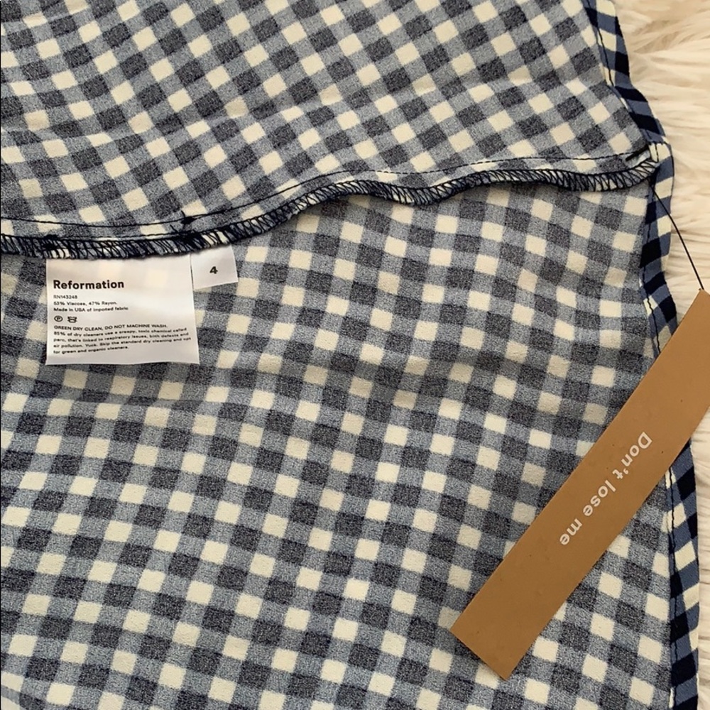 Brand new Reformation Vollare Midi Dress Sz 4 - Picture 7 of 8